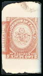 Stamp of Canada » Newfoundland Canada, Newfoundland – 1857 1/2d, 2d, 8d, 1s eighteen items, comprising for the 1/2d value, one cliché on celluloid in light brown with production notes and date of Dec 1929, for the 2d one cliché in light vermilion and