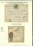 Stamp of Persia » 1876-1896 Nasr ed-Din Shah Issues 1885-86 one page with two letters, official letter from postal authorities