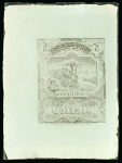 Stamp of Sperati Mexico – 1895 5p group of six items, comprising one master cliché on glass