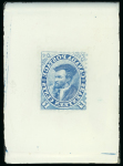 Stamp of Canada Canada – 1859 Jacques Cartier 17c, group of eight glass clichés,