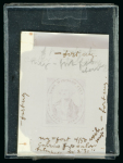 Stamp of United States » Postmasters' Provisionals United States, New York City – 1842 City Despatch Post 3c, two celluloid clichés