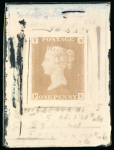 Stamp of Great Britain » 1840 1d Black V. R. Official Great Britain – 1840 Penny Black Official VR, an outstanding group of ten glass clichés