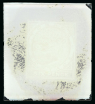Stamp of Sperati Tobago – 1880 6d, two extremely scarce glass support clichés