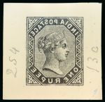 Stamp of India » Collections, Lots etc. India – 1854-1882 Queen Victoria, a fascinating and wide-ranging group