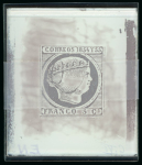 Stamp of Philippines Philippines (Spanish Colonies) – 1855-75, group of seven glass clichés