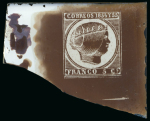 Stamp of Philippines Philippines (Spanish Colonies) – 1855-75, group of seven glass clichés