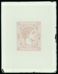 Stamp of Philippines Philippines (Spanish Colonies) – 1855-75, group of seven glass clichés