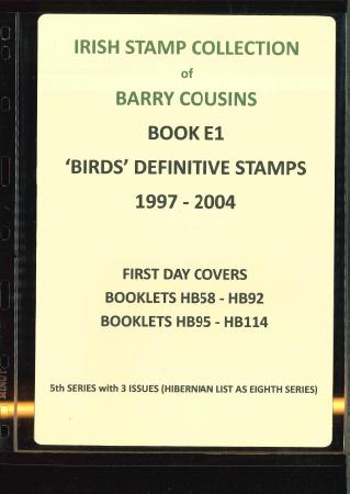 Stamp of Ireland » Definitives 1997-2004 Birds: Extensive specialized collection neatly