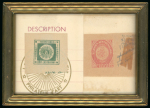 Stamp of Sperati Uruguay and Newfoundland – Uruguay 1859 180c proof on paper in green mounted on card