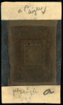 Stamp of Sperati Switzerland, Canton Geneva – 1845 small eagle issue, one master cliché on celluloid