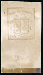 Stamp of Sperati Switzerland, Canton Geneva – 1845 small eagle issue, one master cliché on celluloid