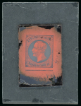 Stamp of German States » Hannover German States, Hannover – 1860 10gr, two glass support clichés of extraordinary beauty