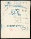 Stamp of German States » Hannover German States, Hannover – 1860 10gr, two glass support clichés of extraordinary beauty