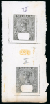 Stamp of Sperati Australian States, Tasmania – 1892 £1, six components