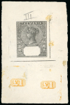 Stamp of Sperati Australian States, Tasmania – 1892 £1, six components