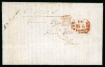 Stamp of Great Britain » Postal History » Pre-Adhesive & Stampless 1840 (May 6) printed entire from the Duty Department, being the first day of issue of the postage stamp