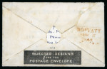 Stamp of Great Britain » 1840 Mulreadys & Caricatures » Caricatures 1840 (Aug) Southgate no.3 envelope from Moffatt to Lockerbie bearing 1840 1d black pl.6 JJ