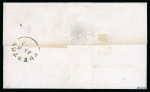 Stamp of Great Britain » Penny Post Postmarks Used As Cancellations 1840 1d black (TA)  Pl.5 on cover to Yorkshire with