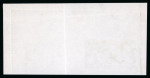 Stamp of Great Britain » King George V » 1913-19 Seahorse Issues 1929 10s Experimental Plate Proof in black, from the upper right corner of the sheet