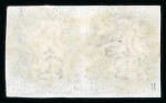 Stamp of Great Britain » 1840 2d Blue (ordered by plate number) 1840 2d deep blue pl.2 OE-OF in horizontal pair with two crisp strikes of  black MC