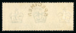 Stamp of Great Britain » King Edward VII » 1902-10 De La Rue Issues 1902 2s6d lilac, 5s bright carmine, 10s ultramarine & £1 dull blue green, each overprinted "SPECIMEN" horse shoe type 17