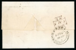 Stamp of Great Britain » London Numbered Crosses 1841 1d red-brown AH, four margins, tied by a superb strike of the London "7" in MC on neat and clean cover