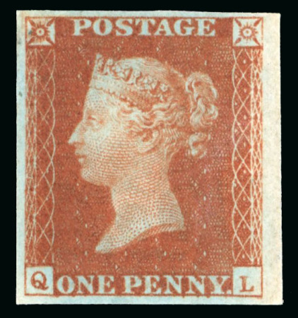 Stamp of Great Britain » 1840 1d Black and 1d Red plates 1a to 11 1841 1d red-brown pl.11 QL printing from the ''black'' plate, mint