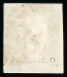 Stamp of Great Britain » Distinctive Maltese Cross Cancellations 1840 1d black pl.2 KC with four margins and a good strike in black of the Plymouth distinctive MC