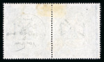 Stamp of Great Britain » 1855-1900 Surface Printed » 1867-83 High Values 1867-83 wmk MC 10s greenish grey used pair, each with crisply struck "George Street Edinb" JU 26 82 cds
