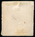 Stamp of Great Britain » Line Engraved Essays, Plate Proofs, Colour Trials and Reprints 1871 Ormond Hill die proof of the first (rejected) die of the One Penny stamp in black (fourth stage)