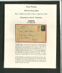Stamp of Switzerland / Schweiz » Vorphilatelie 1840 1d. schwarz (FC) Pl. 2 auf Brief in der Schweiz abgesendet an Lady Bulwer in Genf
