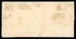 Stamp of Great Britain » 1839 Treasury Competition 1839 Treasury Competition Essays James Chalmers: 1d. essay in black on grey wove paper affixed to small ´letter-sheet´