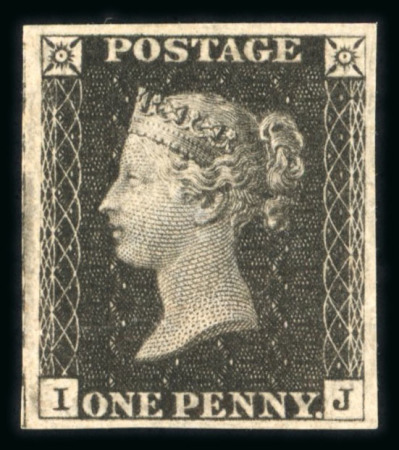Stamp of Great Britain » 1840 1d Black and 1d Red plates 1a to 11 1840 1d. greyish black, Pl. 11, IL, large balanced