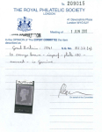 Stamp of Great Britain » 1841 1d Red 1841 1d. orange brown, Pl.130, KI, fine mint NH; fresh