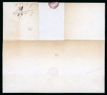 Stamp of Great Britain » 1840 1d Black and 2d Blue "May Dates" 1840 (May 24) entire from Gloucester with  1840 1d black pl.1a QL, a rare Sunday usage