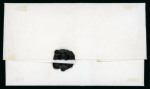Stamp of Great Britain » Penny Post Postmarks Used As Cancellations 1845 (Jan 2) entire letter to used locally in Hawkshead,