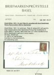 Stamp of Great Britain » Penny Post Postmarks Used As Cancellations 1845 (Jan 2) entire letter to used locally in Hawkshead,