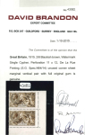 Stamp of Great Britain » King George V » 1913-19 Seahorse Issues 1915 De La Rue 2s6d blackish brown mint n.h. vertical pair
