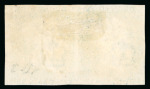 Stamp of Great Britain » 1840 2d Blue (ordered by plate number) 1840 2d. blue, Pl. 1, RG-RH pair, good to large margins,