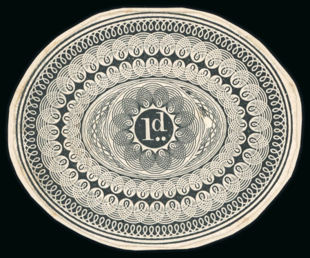 Stamp of Great Britain » 1839 Treasury Competition Charles Whiting essays, a selection of 5 different