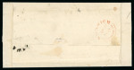Stamp of Great Britain » 1840 1d Black and 1d Red plates 1a to 11 1840 1d black pl. 1b LI, close to very large margins, tied to Parliamentary proceedings wrapper