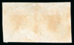 Stamp of Great Britain » 1840 1d Black and 1d Red plates 1a to 11 1840 1d black pl.2 TA-TB used marginal pair from the lower left of the sheet