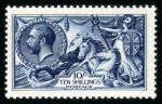 Stamp of Great Britain » King George V » 1913-19 Seahorse Issues 1913 Waterlow 10s Indigo blue (intense shade) mint
