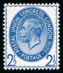 Stamp of Great Britain » King George V » 1924-36 Issues 1929 PUC 2 1/2d mint n.h. with variety watermark inverted