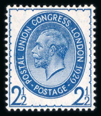 Stamp of Great Britain » King George V » 1924-36 Issues 1929 PUC 2 1/2d mint n.h. with variety watermark inverted