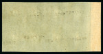 Stamp of Great Britain » 1841 2d Blue 1841 2d blue pl.3 FA/GD mint n.h. marginal inscriptional block of eight from the left of the sheet overprinted "SPECIMEN" type 1