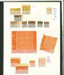 Stamp of Indian States » Jammu & Kashmir 1887-94, SG162 to SG168a group on 3 stockpages