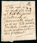 Stamp of Great Britain » Postal History » Pre-Adhesive & Stampless 1642ca. Civil war entire to Viscount Mandeville in London from Walter Strickland, parliamentary agent in Holland