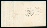 Stamp of Great Britain » 1840 1d Black and 2d Blue "May Dates" 1840 (May 22) printed freight circular for Wheat, Barley and Oats, sent from London to Cork with 1840 1d black pl.2 IA