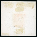 Stamp of Great Britain » Line Engraved Essays, Plate Proofs, Colour Trials and Reprints 1871 Ormond Hill 2d die proof in orange on thin white paper mounted on card